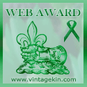 Vintage Kin Green Ribbon Award